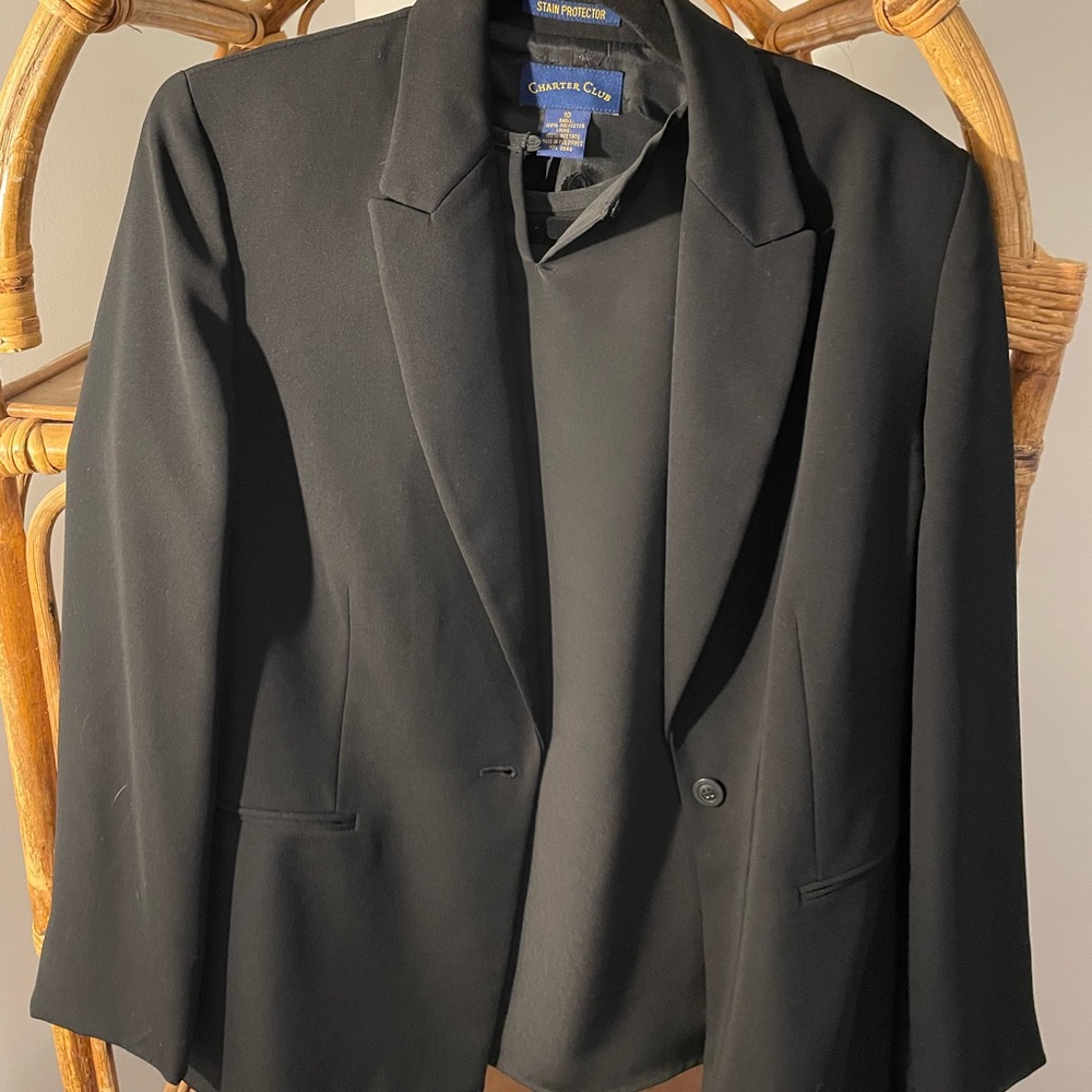 Charter Club black blazer